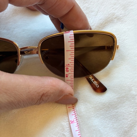 Aldo Gold Sunglasses with Brown Lenses - Picture 5 of 6